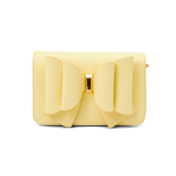 Handbag, DOROTHY Bow Yellow