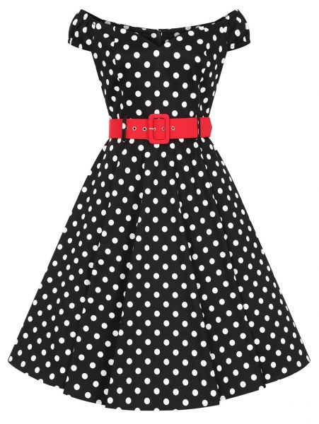 Swing Dress, KAIYA Polka Dot