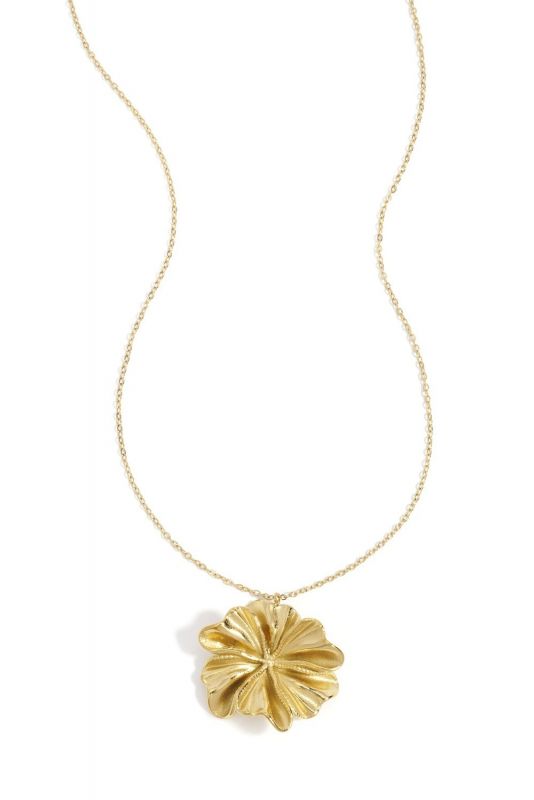 Necklace, FLORAL Gold