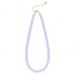 Necklace, BEADED Lavender