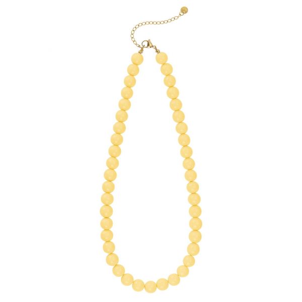Necklace, BEADED Lemon