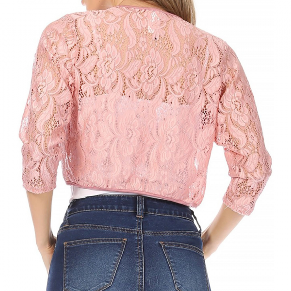 Lace Bolero, Rose