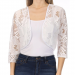 Lace Bolero, White