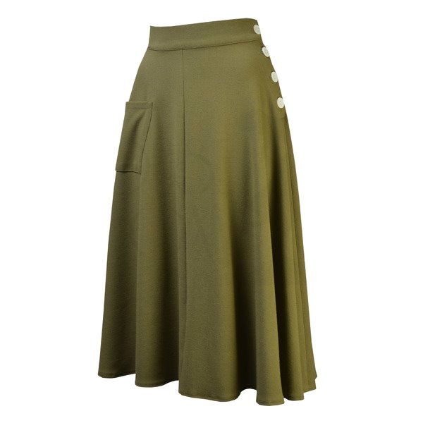Skirt, 40s WHIRLAWAY Khaki