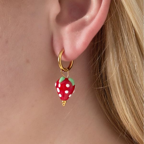 Earrings, STRAWBERRY