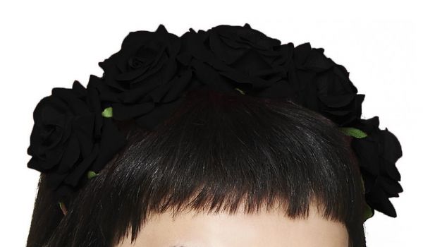 Hairband, LILIAN ROSE Black (2429)