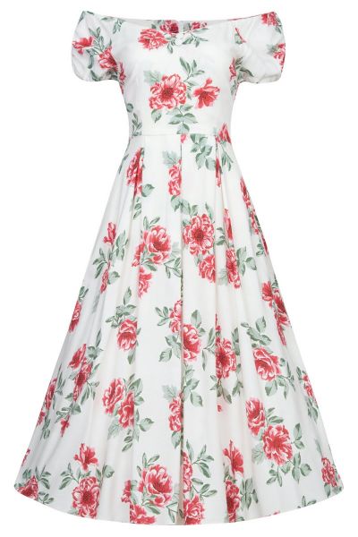 Swing Dress, LILY 50s Summer Floral (873)