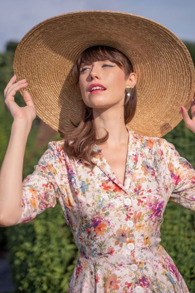 Dress, VERY CHERRY D'Laine Flowerbomb