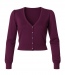 Cardigan, LITTLE LADY Plum (3115)
