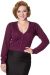 Cardigan, LITTLE LADY Plum (3115)