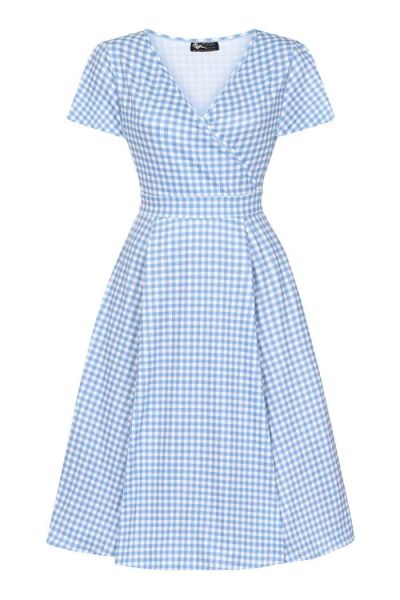 Swing Dress, LYRA Blue Gingham