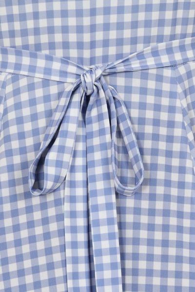 Swing Dress LYRA MINI Blue Gingham