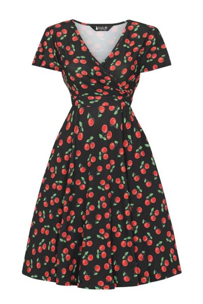 Swing Dress, LYRA MINI Black Cherry