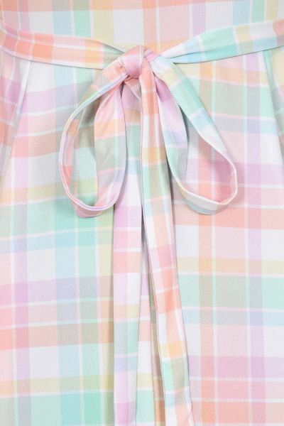 Swing Dress, LYRA Rainbow Tartan