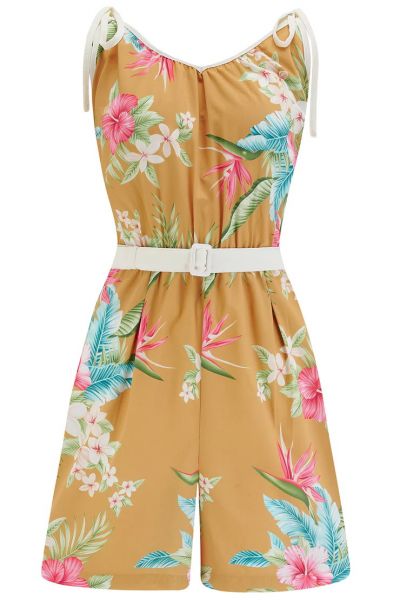 Playsuit, MARCIE Honolulu Mustard