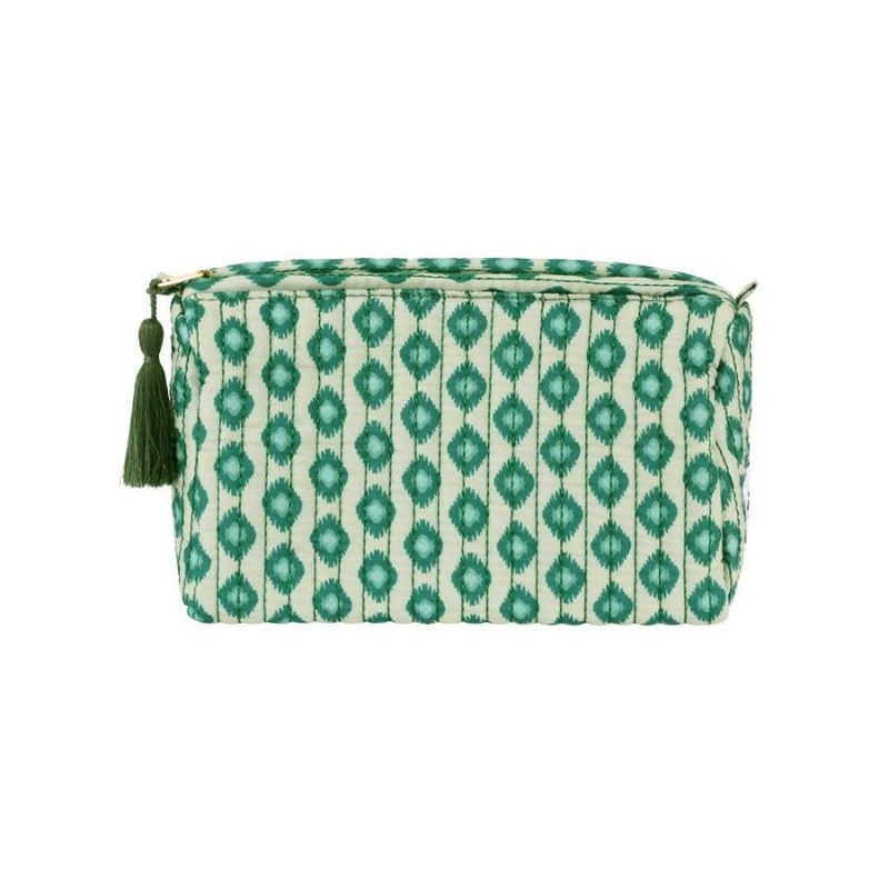Cosmetic Bag, RETRO Green
