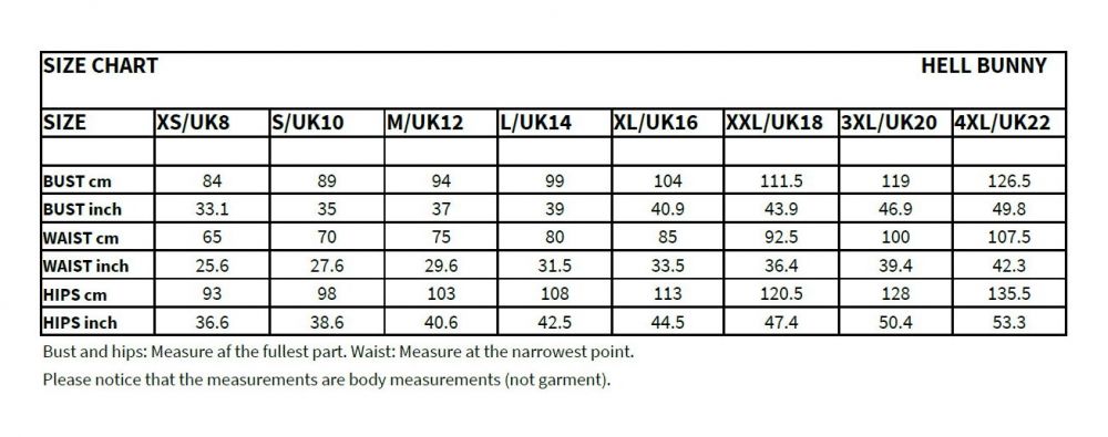 Celine Size Chart