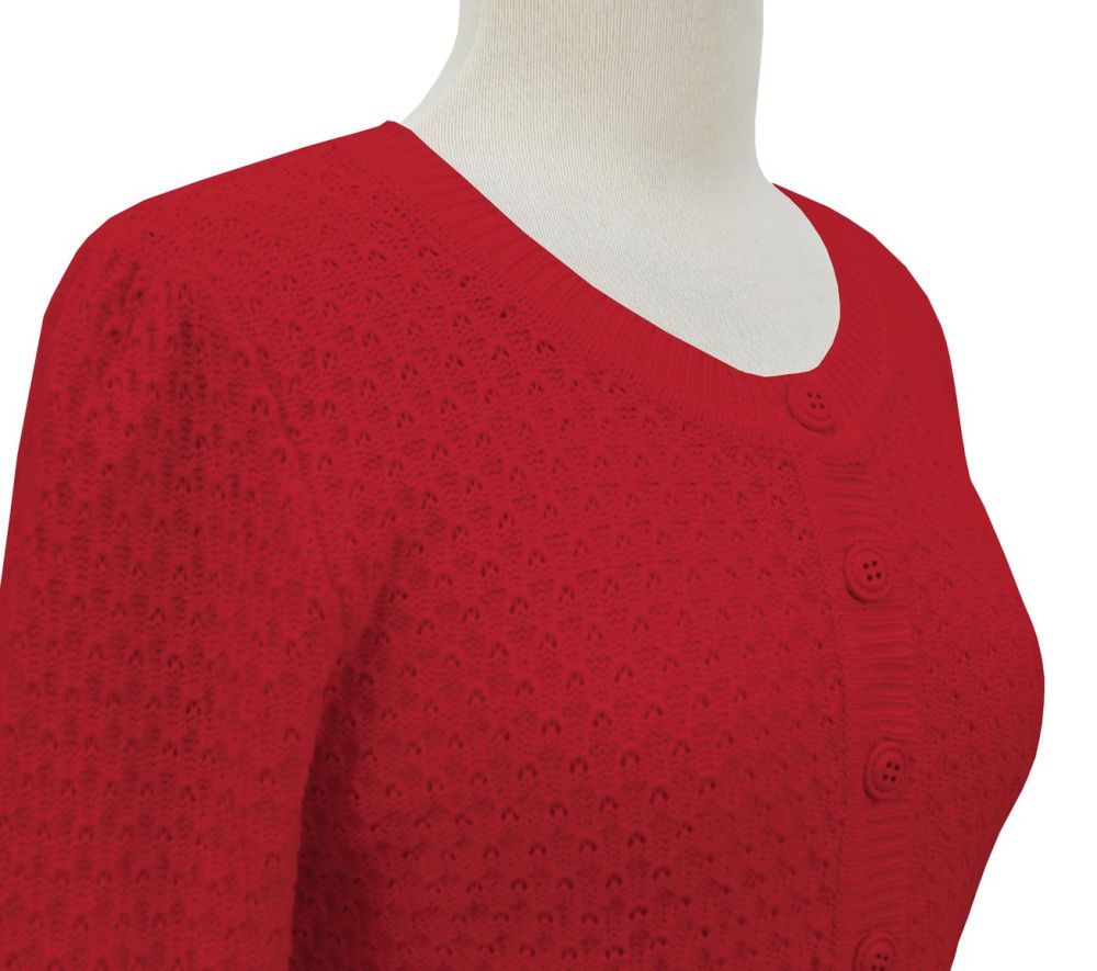 Red dressy cardigan deals
