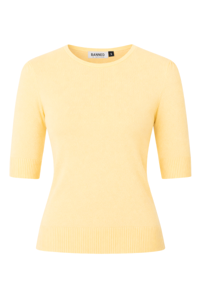 Knitted Top, GRACE Yellow (57178)