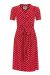 Dress, SEAMSTRESS OF BLOOMSBURY Peggy Wrap Red Polka