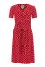 Mekko, SEAMSTRESS OF BLOOMSBURY Peggy Wrap Red Polka