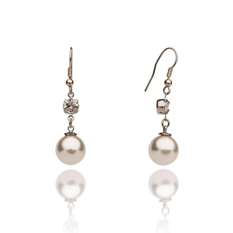 Earrings, VINTAGE Pearl
