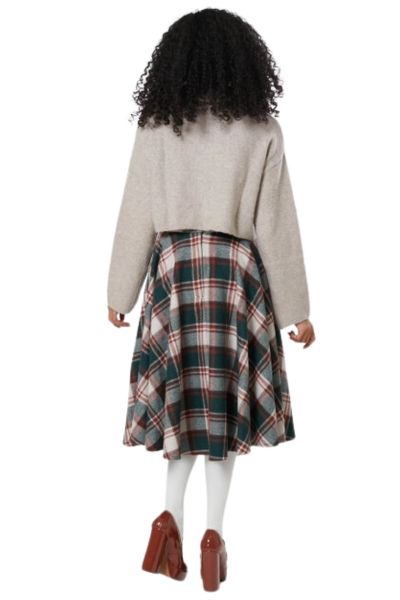 Kellohame, SOPHIE Green/Ivory Tartan (6849)