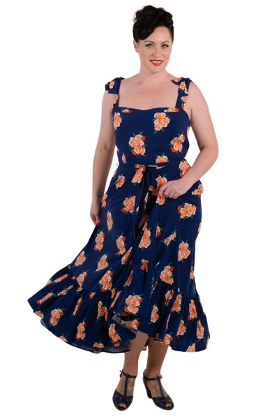 Flared Dress, KATRINA 40s Floral