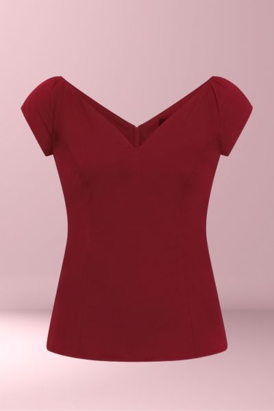 Top. PETUNIA Burgundy
