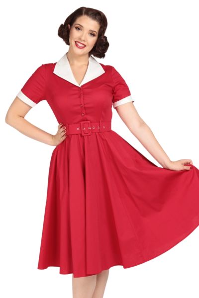 Swing Dress, TAYLOR Red