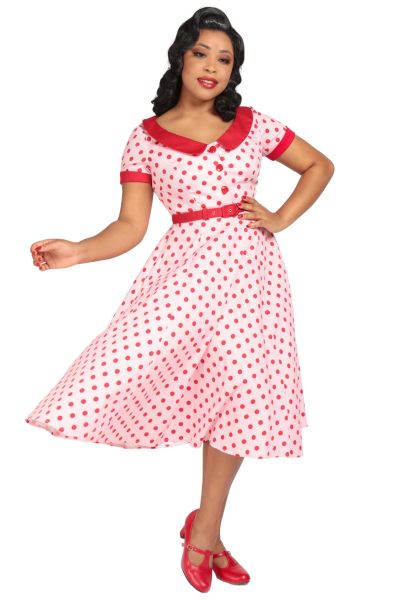 Swing Dress, DORA Polka Dot