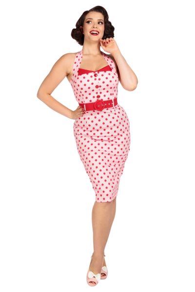 Pencil Dress, WANDA Polka Dot