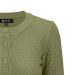 MAK Cardigan, Pat 50s Olive PLUS