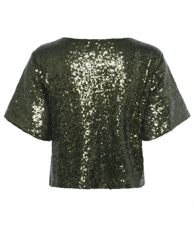 Paljettipusero, MIRANDA Vihreä