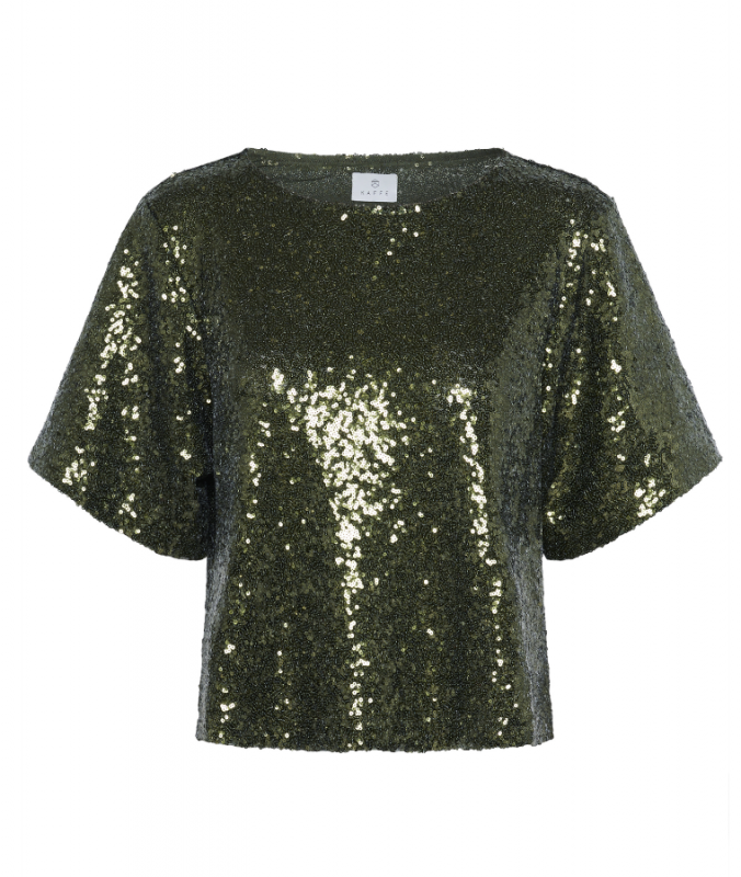 Paljettipusero, MIRANDA Vihreä