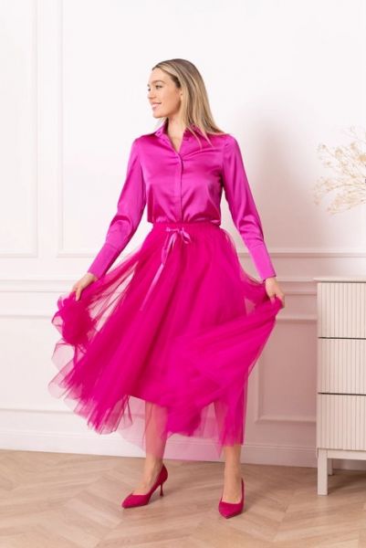 Tulle Skirt, PARIS Hot Pink