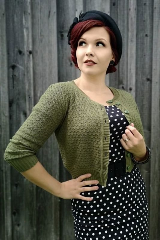 MAK Neuletakki, Pat 50s Olive