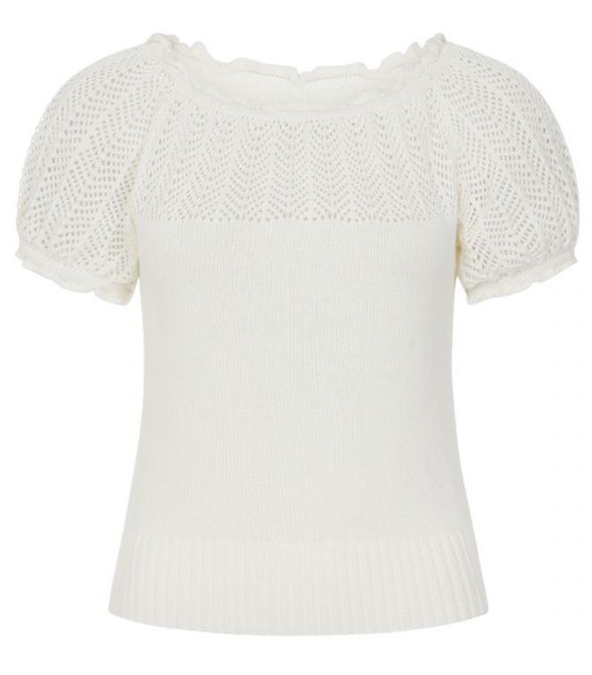 Knitted Top, PAULA Ivory