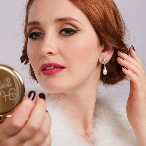 Earrings, PEARL Drop