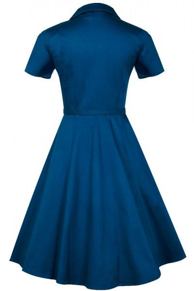 Swing Dress, PENELOPE Diner Blue (668) 
