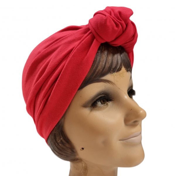 Turban Hat, KNOT Summer Red