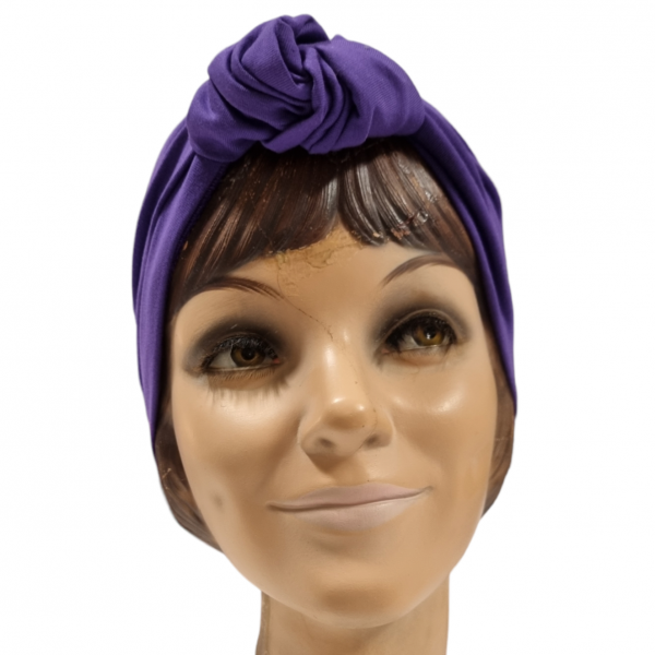 Turban Hat, KNOT Purple