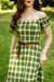 Swing Dress, PICNIC CHECK Green (16621) 