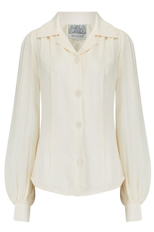 Blouse, SEAMSTRESS OF BLOOMSBURY Poppy Ivory