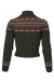 EMMY Cardigan, Fair Isle Pine Green