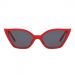 Sun glasses, RETRO CAT Red
