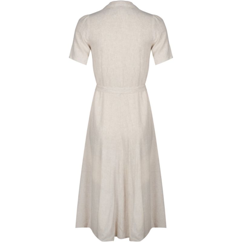 Dress, VERY CHERRY Revers Midi Linen - Dressy