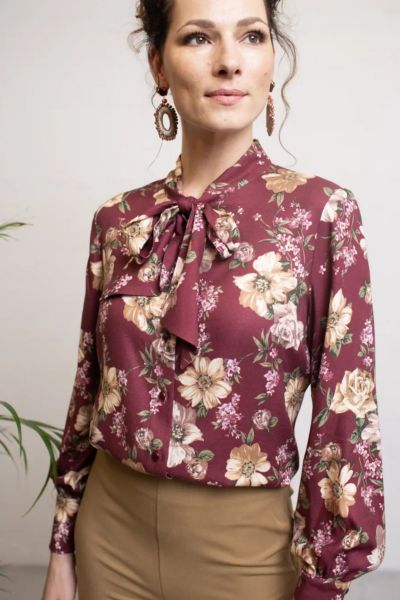 Blouse, VERY CHERRY Ruffle Blouse Blumen