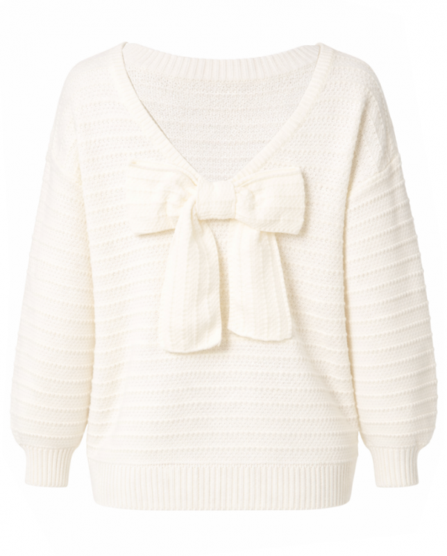 Pullover, BOW Ivory