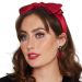 Hair Band, SATIN BOW Red 